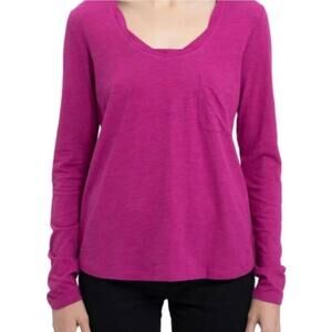 Social Standard by Sanctuary Magenta Long Sleeve Shirt New